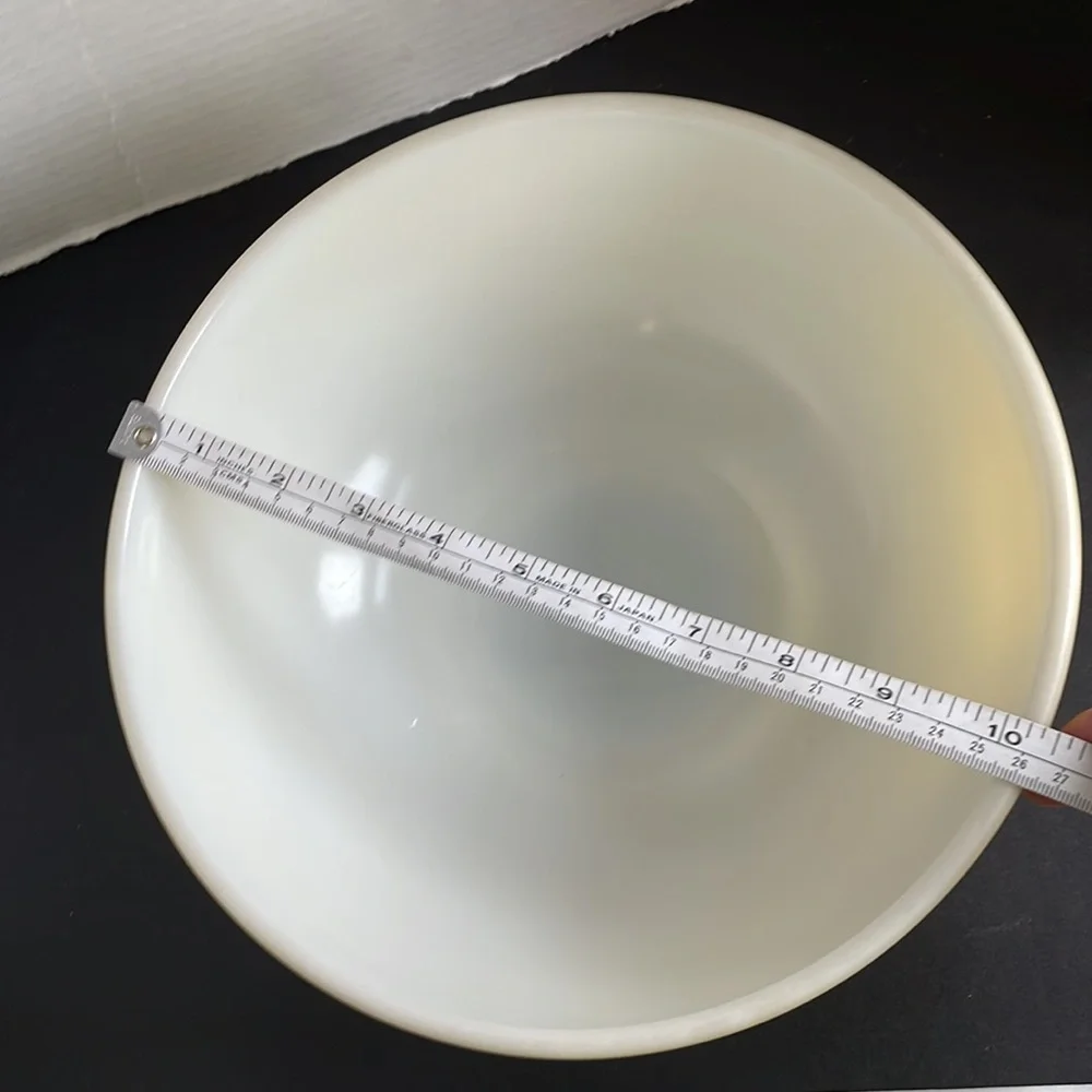 Vintage Pyrex Set 3 Primary Color Nesting Glass Mixing Bowls
